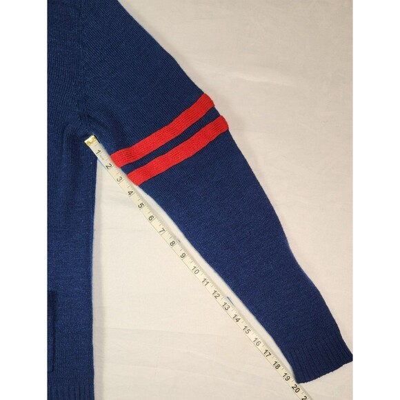 Vintage Marvel Spider-Man Varsity Sweater M – V-Neck Cardigan Jacket - Picture 5 of 9